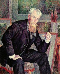 Portret van Henri Edmond Cross (1856-1910) 1898 door Maximilien Luce