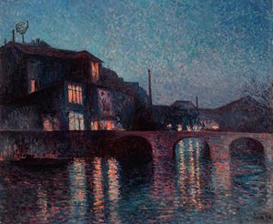 De Sambre in Charleroi door Maximilien Luce