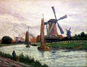 De Windmolen door Maximilien Luce