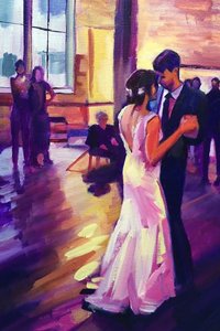 Omhelzing bij de eerste dans door Maxine Shore