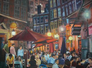 Een bruisende stadsavond door Maxine Shore