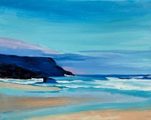 Rustige avond aan de kust door Maxine Shore
