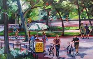 Zonnige dag in het park door Maxine Shore