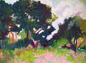 Levendig zomerlandschap door Maxine Shore