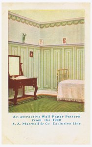 Ansichtkaart, Handelskaart Advertentie door Maxwell and Co. S.A.