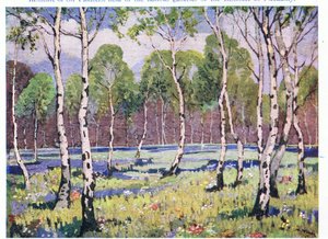 Lente bos door May Wilson Preston