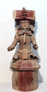 Wierookbrander, uit Copan, Honduras, Midden-Amerika, Late Klassieke Periode (600-900 n.Chr.)