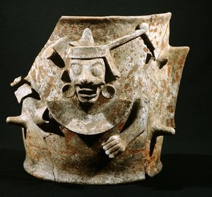 Wierookbrander, uit Iximche, Guatemala, Postklassieke Periode (900-1521) door Mayan Mayan
