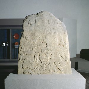 Stele 21 uit Izapa, Chiapas, Mexico, Vroege Klassieke Periode (300-600 AD)