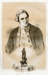 Kapitein James Cook, 18e eeuwse Britse marineofficier en ontdekkingsreiziger