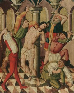 Geseling van Christus door Meister der Laufener Georgslegende