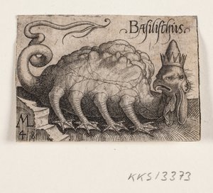 De Basilisk door Melchior Lorck