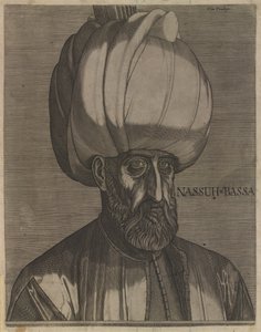 Portret van Sultan Suleiman de Prachtige door Melchior Lorck