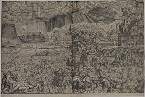 De Zondvloed door Melchior Lorck