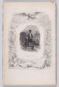Veertiende juli uit De liederen van Béranger, 1829 door Melchior Peronard