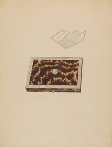 Kaartendoos, ca. 1936 door Melita Hofmann