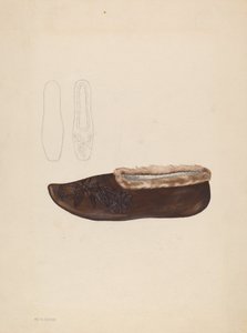 Pantoffel, ca. 1936 door Melita Hofmann
