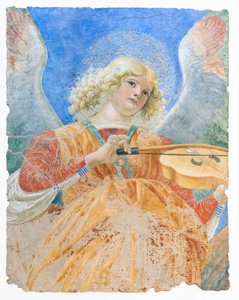 Muziekmakende engelen, rond 1480
