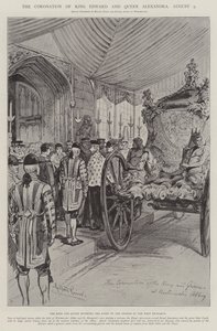 De Kroning van Koning Edward en Koningin Alexandra, 9 augustus door Melton Prior