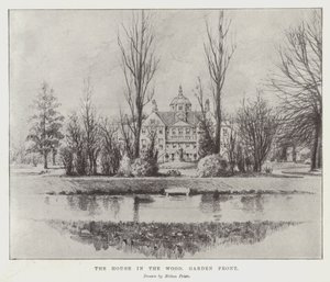 Het huis in het bos, tuinzijde door Melton Prior