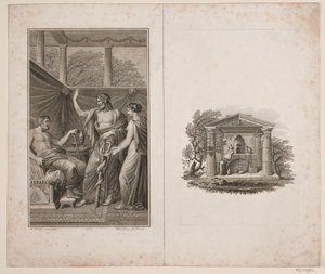 Deens: Illustratie en vignet door Meno Haas