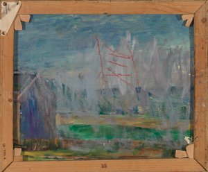 Landschap, schets door Meri Genetz
