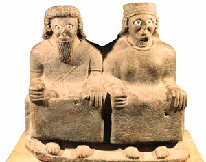 God Hadad en Godin Ishtar door Mesopotamian Mesopotamian