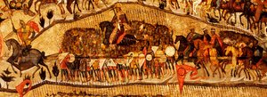 Gezegend Zij het Leger van de Koning van de Hemel (detail) door Metropolitan of Moscow Athanasius