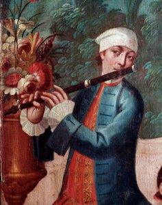 Fluitspeler (detail)