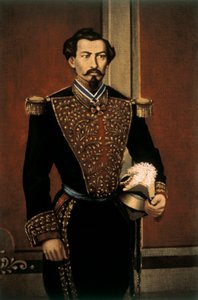 Portret van Miguel Miramon, Mexicaanse generaal en politicus