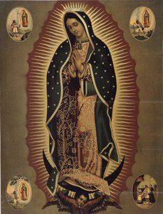Voorstelling van de Maagd van Guadalupe, patroonheilige van Mexico