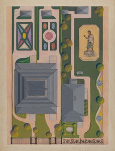 Ward en Groene Tuinen, c. 1936 door Meyer Goldbaum