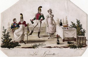 Danse de la Gavotte door Meynier Saint Fal