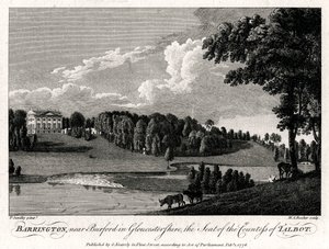 Barrington, nabij Burford in Gloucestershire, het landgoed van de gravin van Talbot