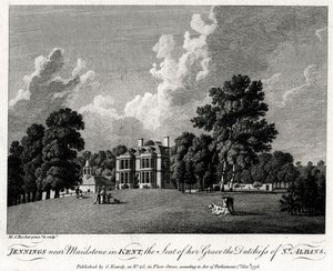Jennings bij Maidstone in Kent, het landgoed van haar genade de hertogin van St Albans