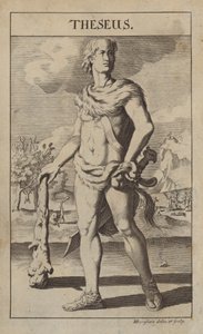 Theseus, mythische Griekse held en stichter-koning van Athene