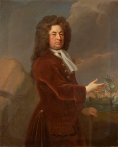 Vice-admiraal Sir William Whetstone (overleden 1711), laat 17e tot begin 18e eeuw door Michael Dahl
