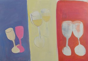 Herinneringen aan Frankrijk, 2016 (gemengde techniek) door Michael G. Clark