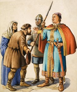 Hendrik II luistert naar de grieven van een nederige onderdaan