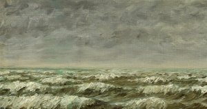 Zeegezicht. (2) door Michael Peter Ancher
