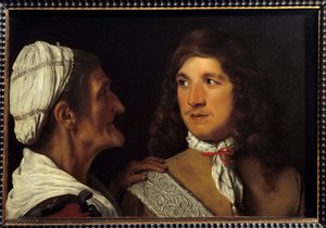 De jonge man en de koppelaarster