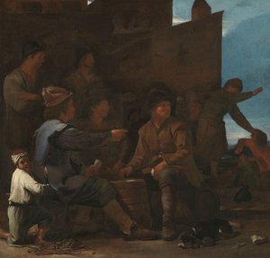 De kaartspelers door Michael Sweerts