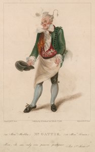 Mr Gattie als Monsieur Morbleu in Monsieur Tonson