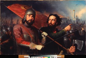 De nationale opstand van Kuzma Minin en Graaf Dmitry Pozharsky