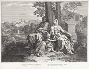 Heilige Familie met Elisabet en Johannes de Doper