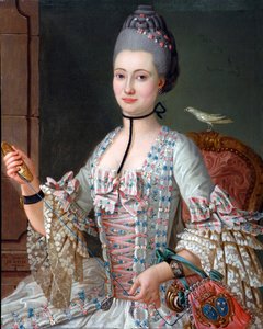 Portret van Elizabeth de la Vallée de la Roche