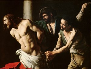 De Geseling van Christus, c.1605-7 door Michelangelo (attr. to) Caravaggio