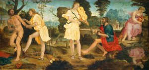 Apollo en Marsyas.