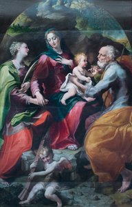 Madonna met Kind en st Barbara, c.1530
