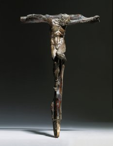 Kruisigingsgroep van Christus, de Goede Dief en de Slechte Dief door Michelangelo Buonarroti